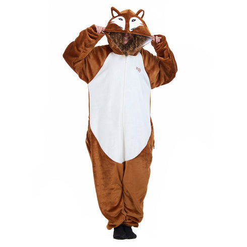 Snuggs Blanket Animal Onesie Fox